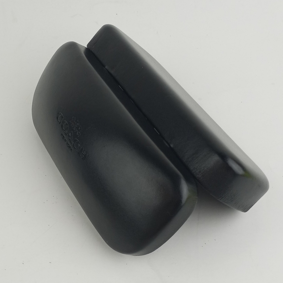 Coach Eyeglass Case Black with Cloth - Picture 2 of 12
